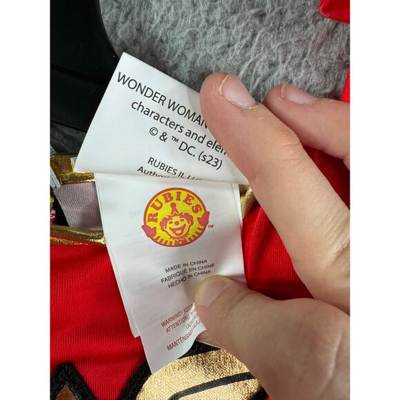 Rubies Wonder Woman DC Costume 6-12 Months Infant Disguise Youth Childrens NWT - Picture 3 of 12